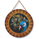 Majestic Peacock Mandala Wall Hanging