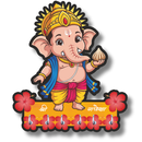 Shri Ganesha Wooden Key Holder - ICraft asia