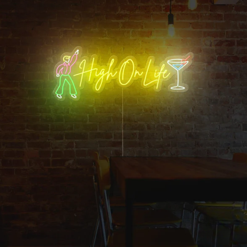 High On Life Neon Sign