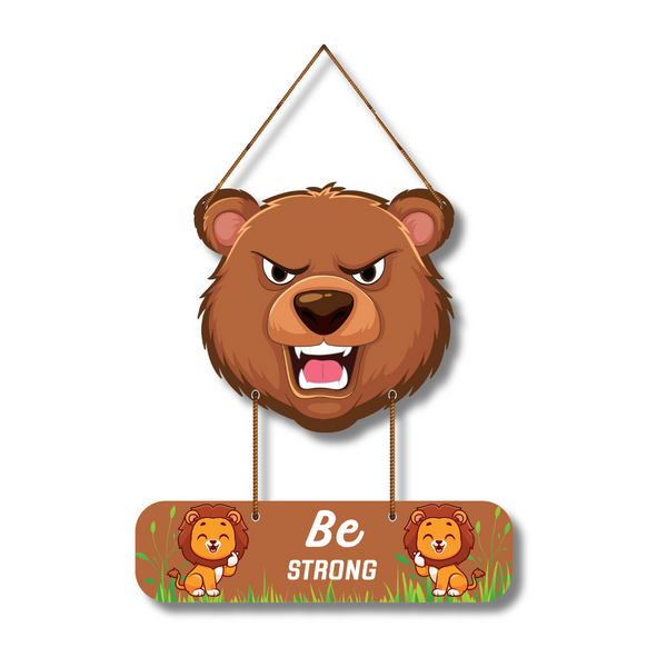 "BE STRONG." Wall Hanging