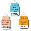 inspiring wooden wall hanging