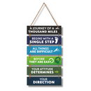 Journey of a Thousand Miles Wall Hanging