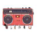Retro Boombox Key Holder - ICraft asia