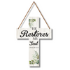 Psalm 23:3 – He Restores My Soul Cross Wall Hanging