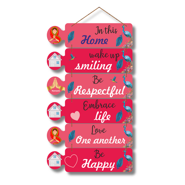 "The Heart of Our Home" Wall Hanging