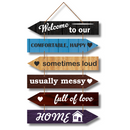 Welcome to Our Happy Home Wall Hanging