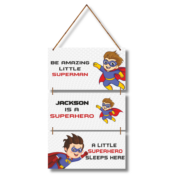 Little Superhero Wall Hanging