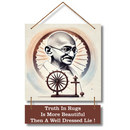 "The Beauty of Truth" Wooden Wall Hanging - ICraft asia