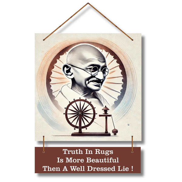 "The Beauty of Truth" Wooden Wall Hanging