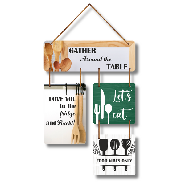 Gather & Feast Kitchen Wall Hanging