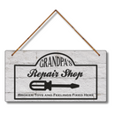 "Grandpa’s Repair Shop" – Fixer of Toys & Hearts Wall Hanging - ICraft asia