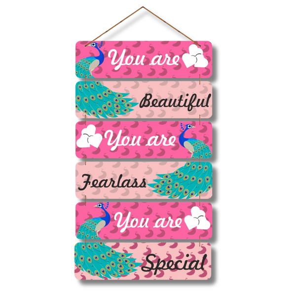 "You Are Beautiful" wall hanging