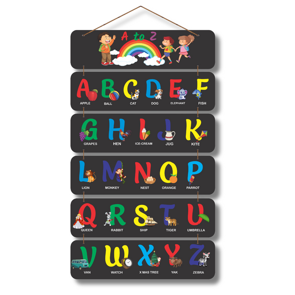 A to Z Alphabet wall hanging