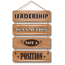 Leadership Inspirational Wall Hanging