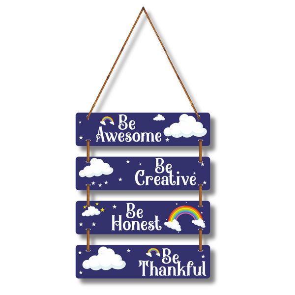 Motivational Quotes Wooden Wall Hanging