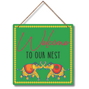 "Welcome to Our Nest" wall hanging - ICraft asia