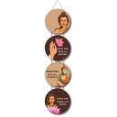 You Are a Miracle Buddha-inspired wooden wall hanging