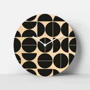 Monoform Birch Clock