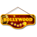 Bollywood Theme Wooden Wall Hanging