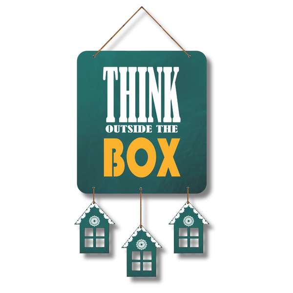 "Think Outside the Box" wall hanging - ICraft asia