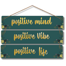 "Positive Mind, Vibe, Life" wall hanging - ICraft asia