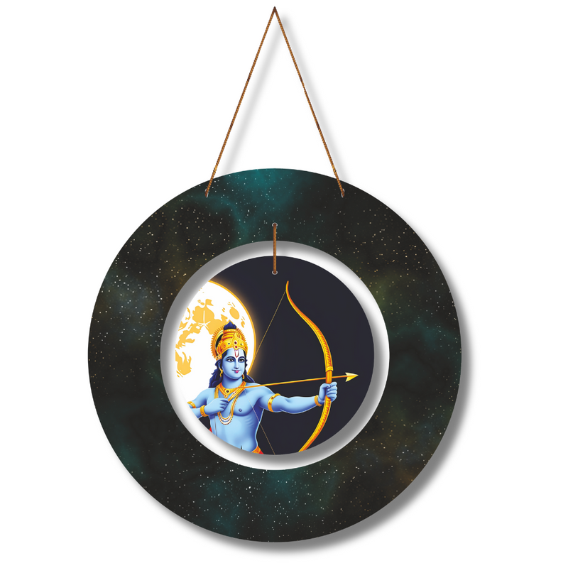 Shri Ram Cosmic Warrior Wall Hanging - ICraft asia