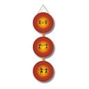 Warli Art Dance Wooden Wall Hanging