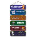 Jungle Wisdom – Kids’ Motivational Wall Hanging