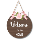 "Welcome To Our Home"  Wall  Hanging - ICraft asia