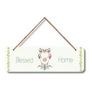"Blessed Home"  Wooden Wall Hanging - ICraft asia