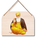 Guru Nanak Dev Ji Wooden Wall Hanging