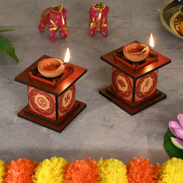 Tulsi Chaura Diya Stand