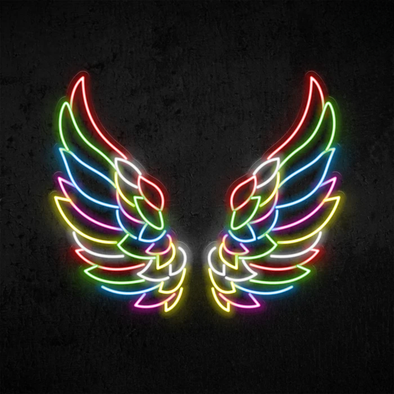 Paradise Wings Neon Sign