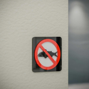 No Fishing Allowed - Layered 3D Prohibition Sign