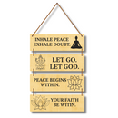 Spiritual Quotes Wooden Wall Hanging