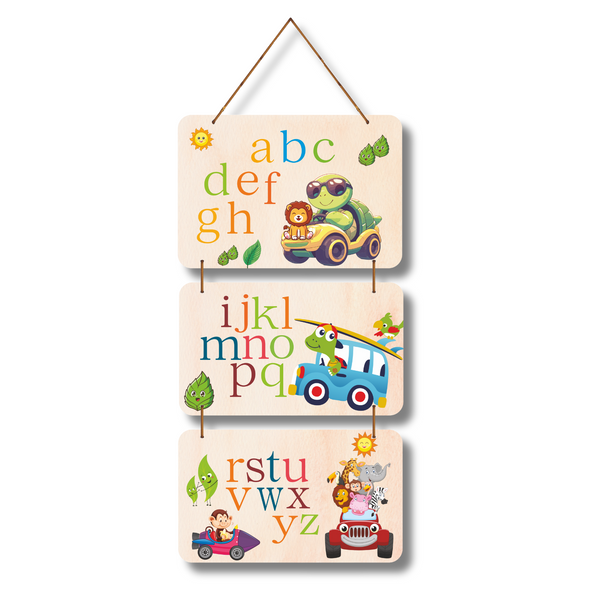 ABC Jungle Ride – Fun Alphabet Wall Hanging for Kids' Room