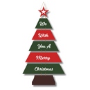 Christmas Tree Wall Hanging – We Wish You a Merry Christmas