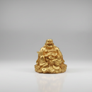 Laughing Golden Buddha Idol