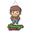 Always Bhooka Wooden Wall Hanging