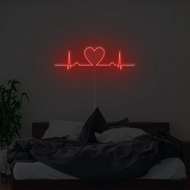 Heartbeat Neon Sign