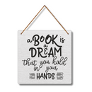 “A Book is a Dream” Wall Hanging - ICraft asia