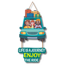 "Life Is The Journey Enjoy The Ride" Wall Hanging - ICraft asia