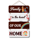 "Family Is the Heart of Our Home" Wall Hanging - ICraft asia