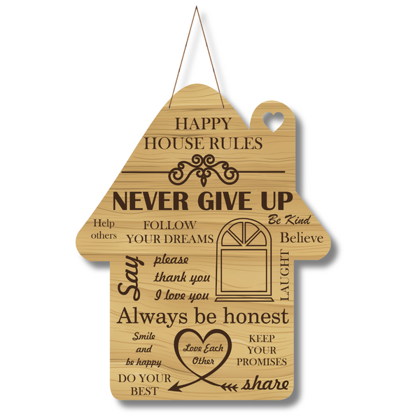 "Happiness is a Kitchen Full of Family, Eat Fresh" Wall Hanging