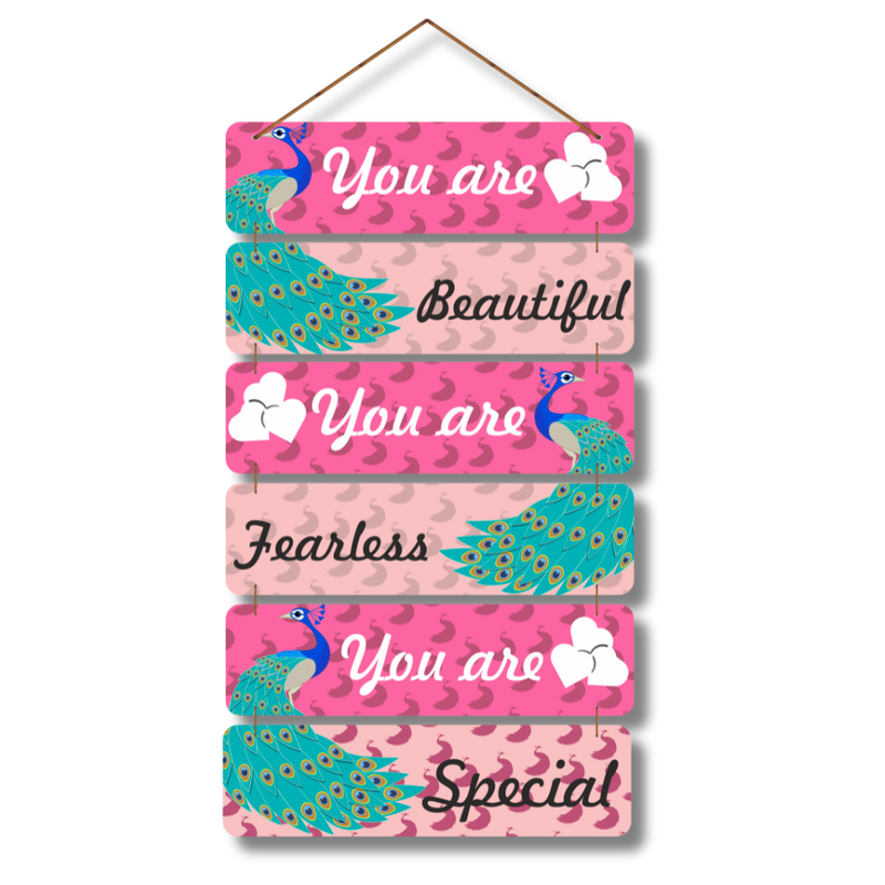"You Are Beautiful" wall hanging