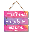 Little Things Make Wall Hanging