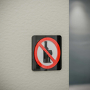 No Alcoholic Beverages - Layered 3D Prohibition Sign
