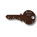 Family Keys Wooden Wall Key Holder - ICraft asia