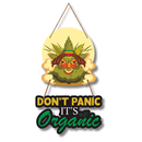 Don't Panic It's Organic Wooden Wall Hanging
