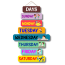 "Sunday to Saturday" wooden wall hanging - ICraft asia